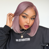 Ash Purple Bob Wig
