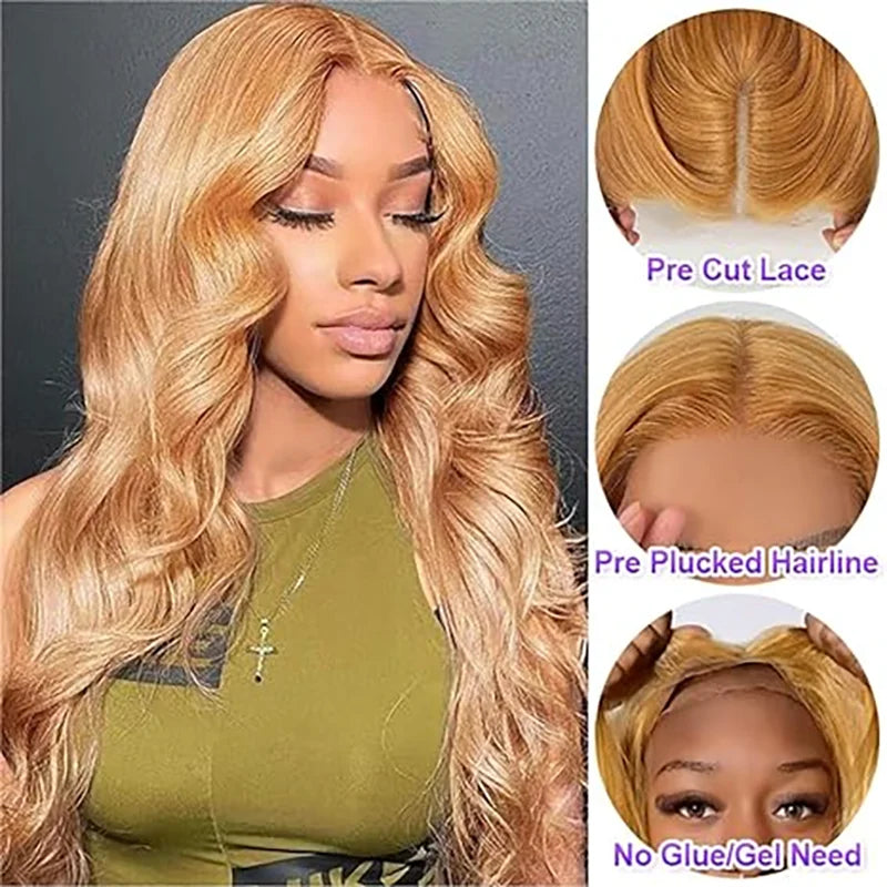 Honey Blonde Lace Front Wig