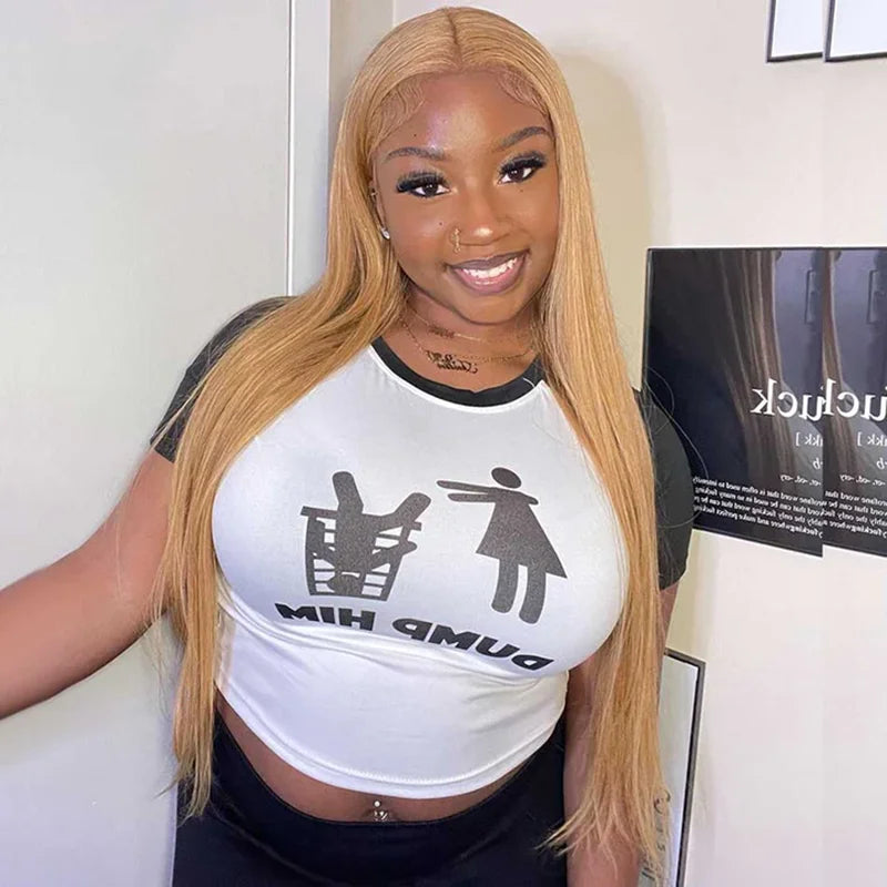 Honey Blonde Bone Wig